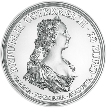 20 € - Mária Terézia – Odvaha a Odhodlanie