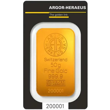 Argor Heraeus SA 50 gramov