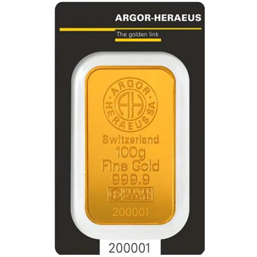 Argor Heraeus SA 100 gramov