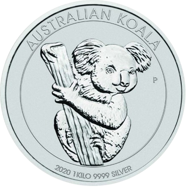 Koala 1 Kg strieborná