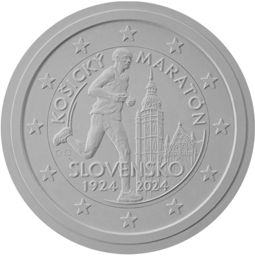 2 € - Medzinárodný maratónsky beh v Košiciach - 100. výročie založenia 2024