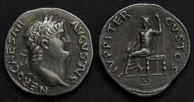 Denár – Nero (54 – 68 po Kr.) Rím
