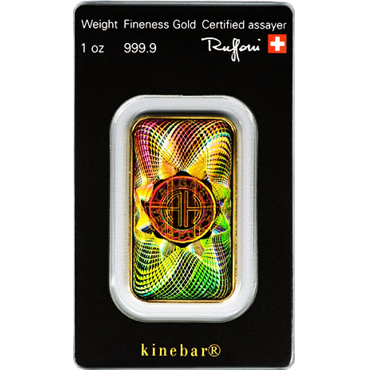 Argor Heraeus SA Švajčiarsko zlatá tehlička 1 Oz Kinebar (31,1 g)