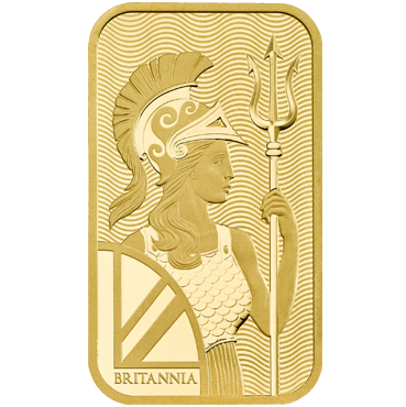 The Royal Mint - Britannia zlatá tehlička 1 gram