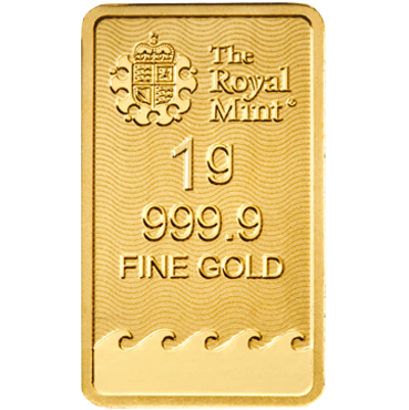 The Royal Mint - Britannia zlatá tehlička 1 gram