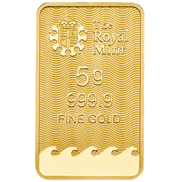 The Royal Mint - Britannia zlatá tehlička 5 gramov