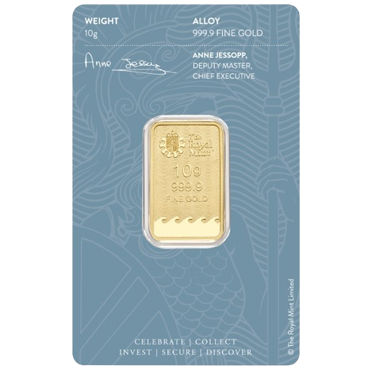 The Royal Mint - Britannia zlatá tehlička 10 gramov