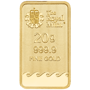 The Royal Mint - Britannia zlatá tehlička 20 gramov