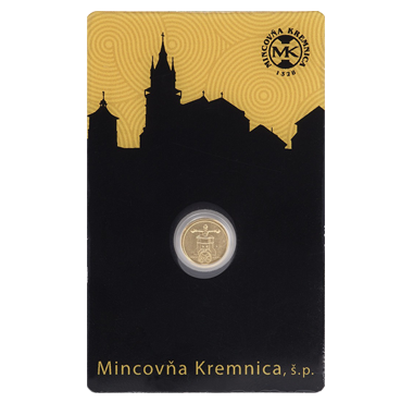 Kremnický zlatý - kruhová investičná tehlička 1 g