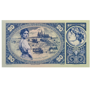 20 korún Československých 1919