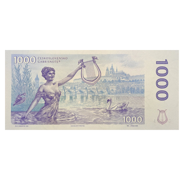 1000 korún Bedřich Smetana