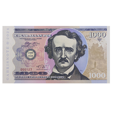 1000 Dollars E. A. Poe
