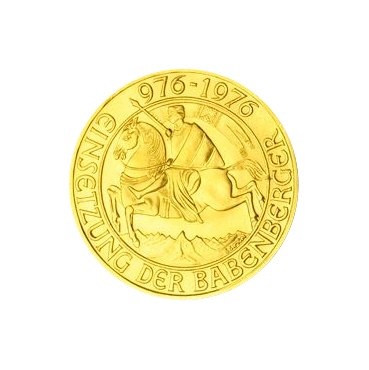Zlatá investičná minca 1000 Schilling Babenberger