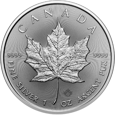 Maple Leaf 1 Oz strieborná