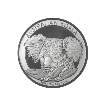 Koala 1/2 Oz strieborná