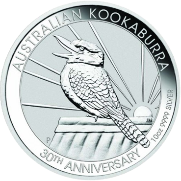 Kookaburra 10 Oz strieborná