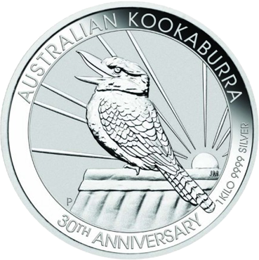 Kookaburra 1 Kg strieborná