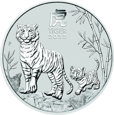 Rok Tigra 1 Kg 2022 strieborná