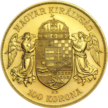100 Korún Uhorsko - novorazba