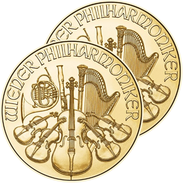 2 ks Wiener Philharmoniker 1 Oz s exkluzívnym ...