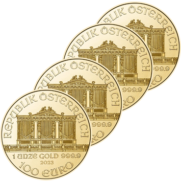 4 ks Wiener Philharmoniker 1 Oz s exkluzívnym DARČEKOM!