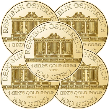 5 ks Wiener Philharmoniker 1 Oz s exkluzívnym ...