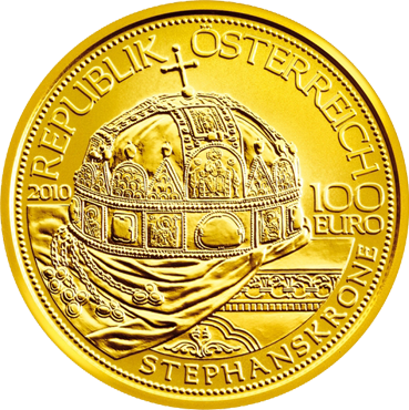 100 € - Svätoštefanská uhorská koruna 2010