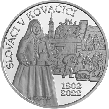 10 € - Začiatok osídľovania Kovačice Slovákmi - 220. výročie 2022