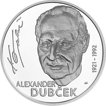 10 € - Alexander Dubček - 100. výročie narodenia 2021