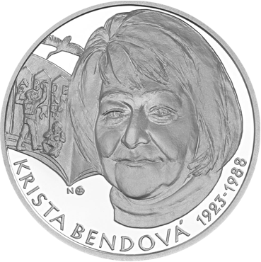 10 € - Krista Bendová - 100. výročie narodenia 2023