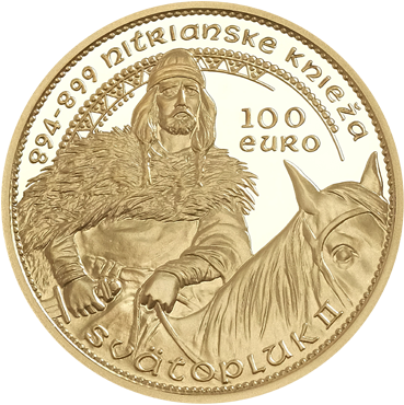 100 € - Nitrianske knieža Svätopluk II. 2020