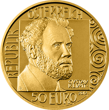 50 € - Klimt a jeho ženy – Adele Bloch – Bauer 2012 proof