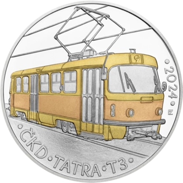 500 Kč – Tramvaj ČKD Tatra T3 2024