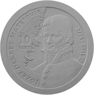 10 € - Jozef Dekrét - Matejovie - 250. výročie narodenia 2024