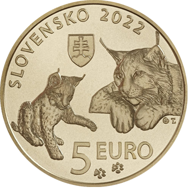 5 € - Flóra a fauna na Slovensku - rys ostrovid