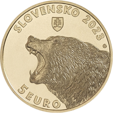 5 € - Flóra a fauna na Slovensku - medveď ...