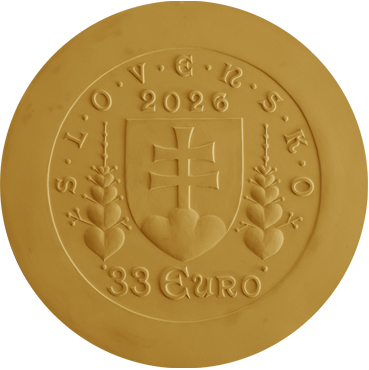 33 € - Národná banka Československá - 100. výročie začatia činnosti 2026