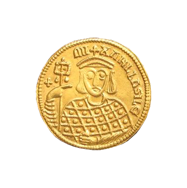 Solidus Michal III. (842 – 867 pr. Kr.) Byzancia