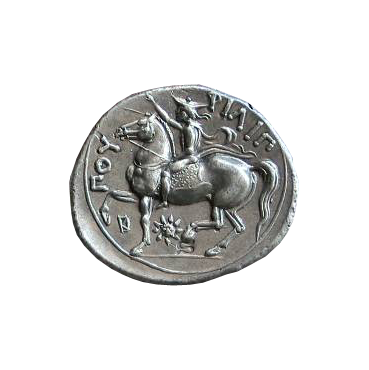 Tetradrachma Filip II. (359-336 pr. Kr.) Macedónsko - cínová replika
