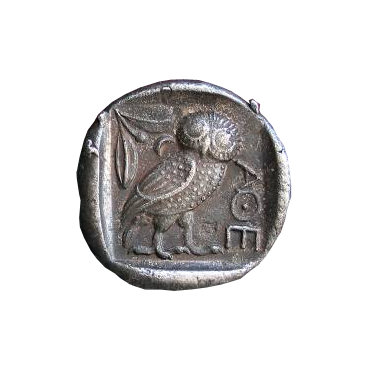 Tetradrachma Atény (455-449 pr. Kr.) Grécko ...