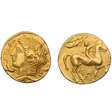 1/3 Statéru Tarent 344 - 334 pred Kr. Grécko