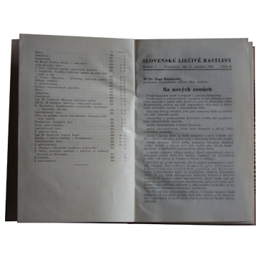 Slovenské liečivé rastliny, 1. ročník (kompletný), č. 1-12