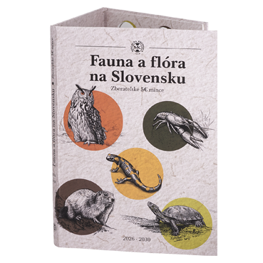 Album na 5 € mince Fauna a flóra na Slovensku 2026 - 2030
